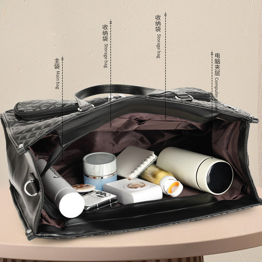 Sarah Express 2-in-1 Tote & Lunch Bag Combo - Extra Large Capacity with Insulated Lunch Compartment