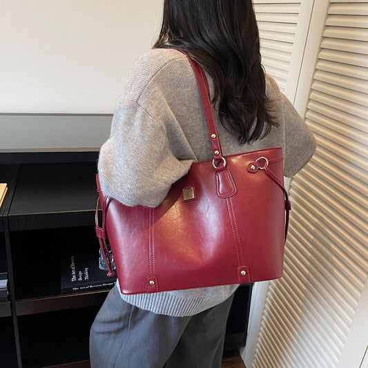 Sarah Express Large-capacity Bucket Tote Bag