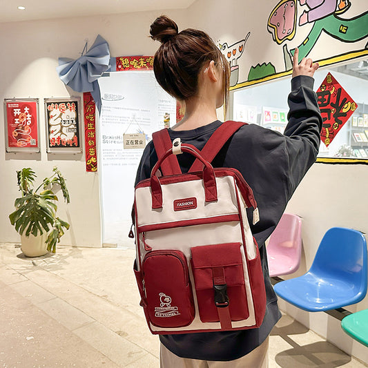 Sarah Express High-Capacity Student Backpack – Instagram-Style Urban Design