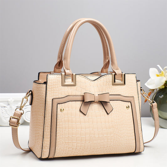 Sarah Express PU Leather Tote & Clutch Set