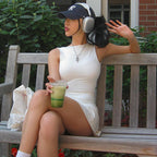 Backless Ruffle High-Waist Bodycon Mini Dress