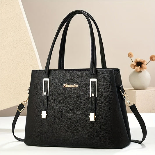 Sarah Express PU Leather Tote Handbag
