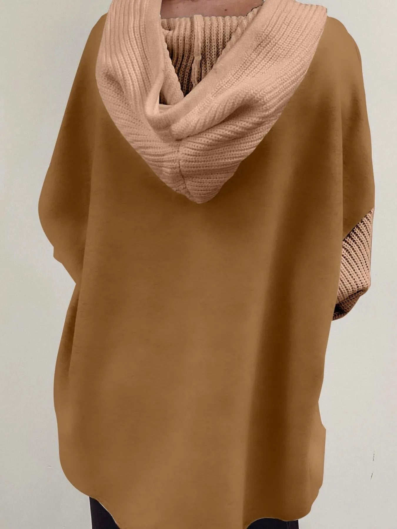 Sarah Express Women's Drawstring Button Front Hoodie