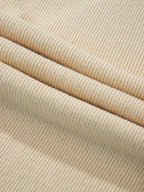 Sarah Express Women's Ribbed Knit Button Front V Neck Cardigan