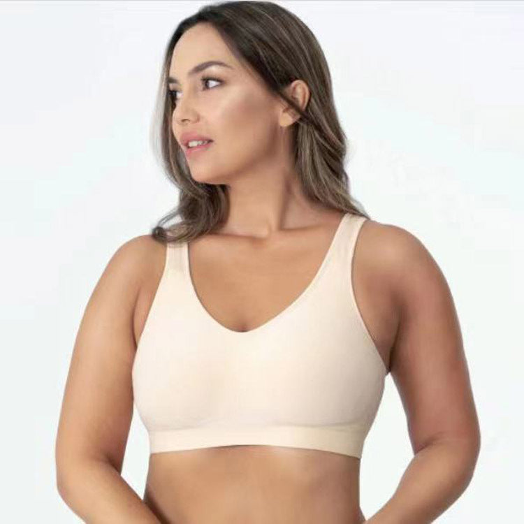 Women's Wireless Shaper Bra Seamless Support Plus Size