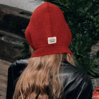 Women's Retro Balaclava Winter Hat with Earmuffs Windproof Warm