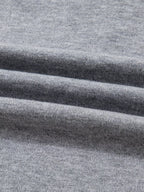 Sarah Express Women's Contrast Striped Trim V Neck Varsity Sweater