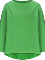 Sarah Express Women's Round Neck Relaxed Fit Blouse Plus Size
