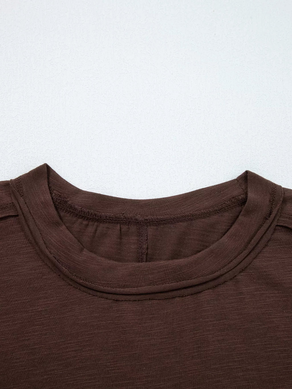 Sarah Express Women's Sheer Lace Patchwork Casual Long Sleeve Top