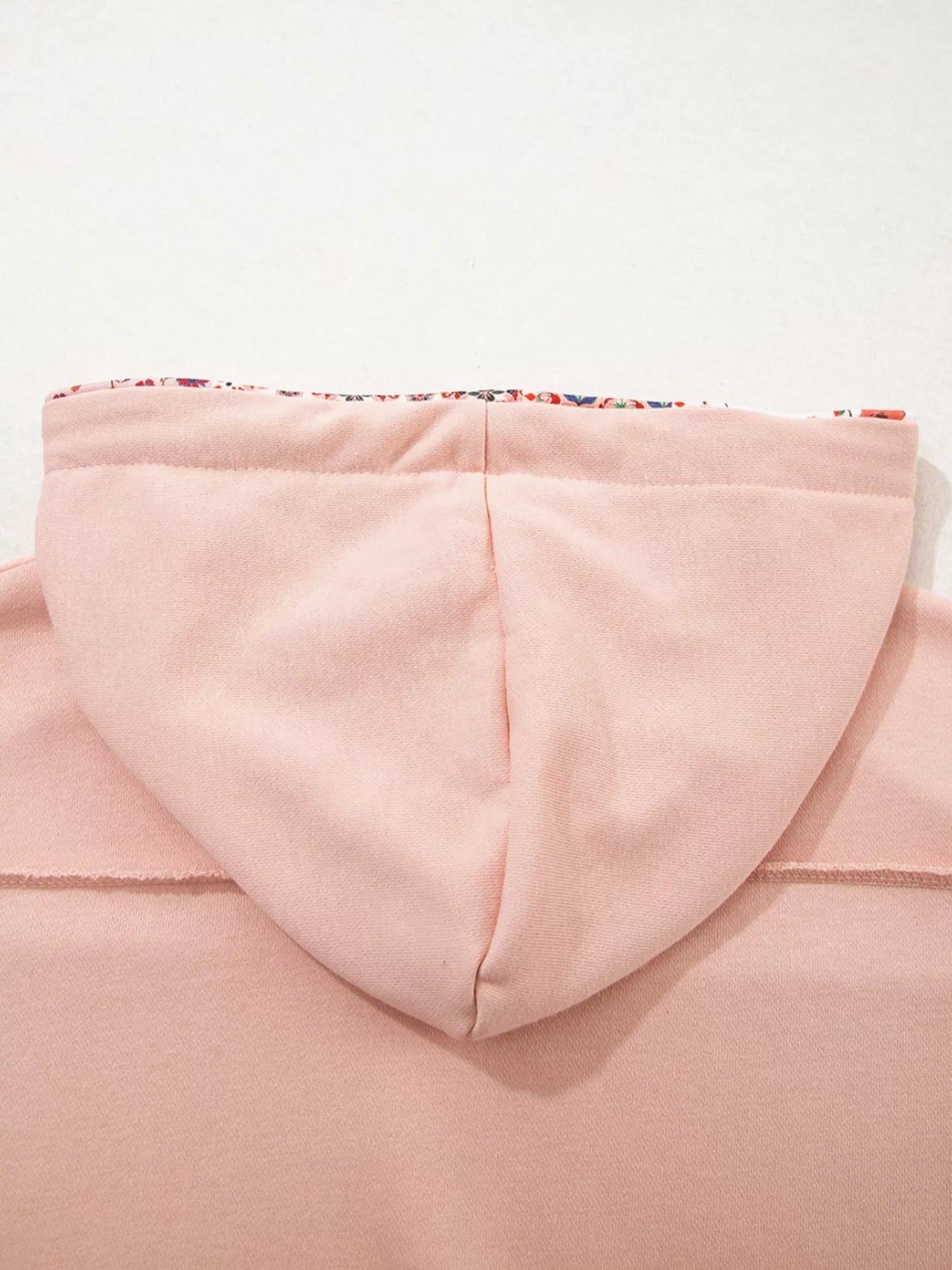 Sarah Express Women's Floral Print Drawstring Long Sleeve Hoodie