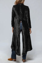 Sarah Express Women's Slit Back Open Front Cardigan