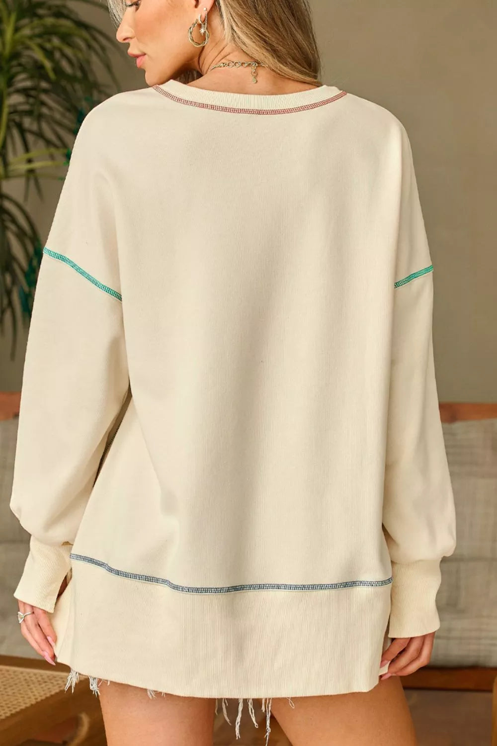 Sarah Express Women's Thanksgiving Graphic Crew Neck Sweatshirt