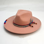 Women's British Wool-Like Felt Hat Bell Crown Elegant Winter