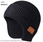 Wireless Bluetooth Beanie Knitted Winter Hat USB Rechargeable