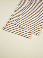 Sarah Express Women's Stripe Collared Top and Drawstring Pant Set