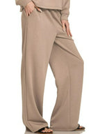 Sarah Express Women’s Scuba Sweatshirt and Palazzo Pants Lounge Set