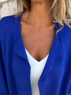 Sarah Express Women's Open Front 3/4 Sleeve Casual Cardigan Plus Size