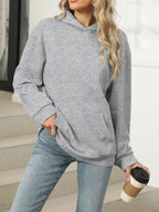 Sarah Express Women's Kangaroo Pocket Long Sleeve Hoodie