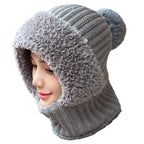 Women's Multifunctional Hat Scarf Combo Winter Windproof Neck Warmer Dome Crown