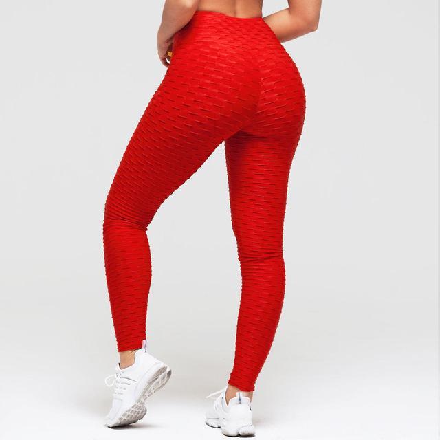 Women's High Waist Scrunch Leggings Textured Booty Lifting Activewear Yoga Pants