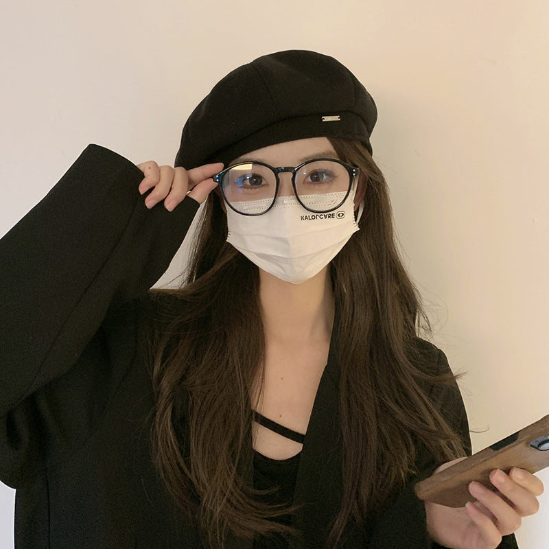 Classic Dome Beret Painter Cap Women's Polyester All Season Hat