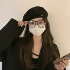 Classic Dome Beret Painter Cap Women's Polyester All Season Hat