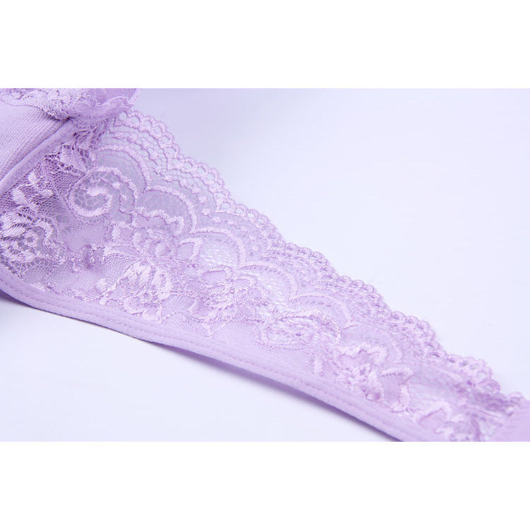 Women's Wireless Sports Bra Lace Detail Seamless