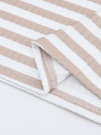 Sarah Express Women's Striped Textured Knit Long Sleeve Tee