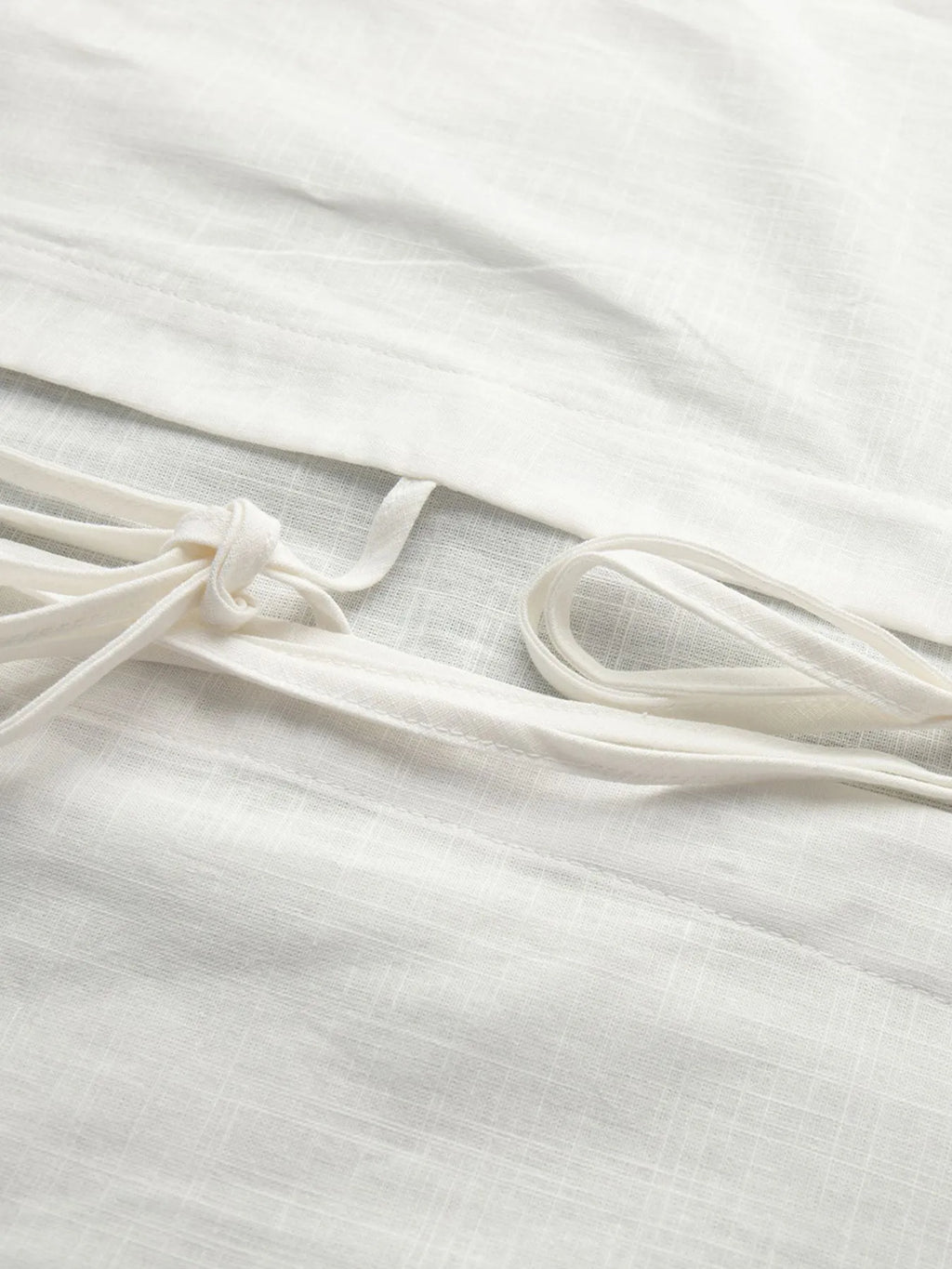 Sarah Express Women's Tie Front Long Sleeve Top and Shorts Set