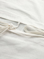 Sarah Express Women's Tie Front Long Sleeve Top and Shorts Set