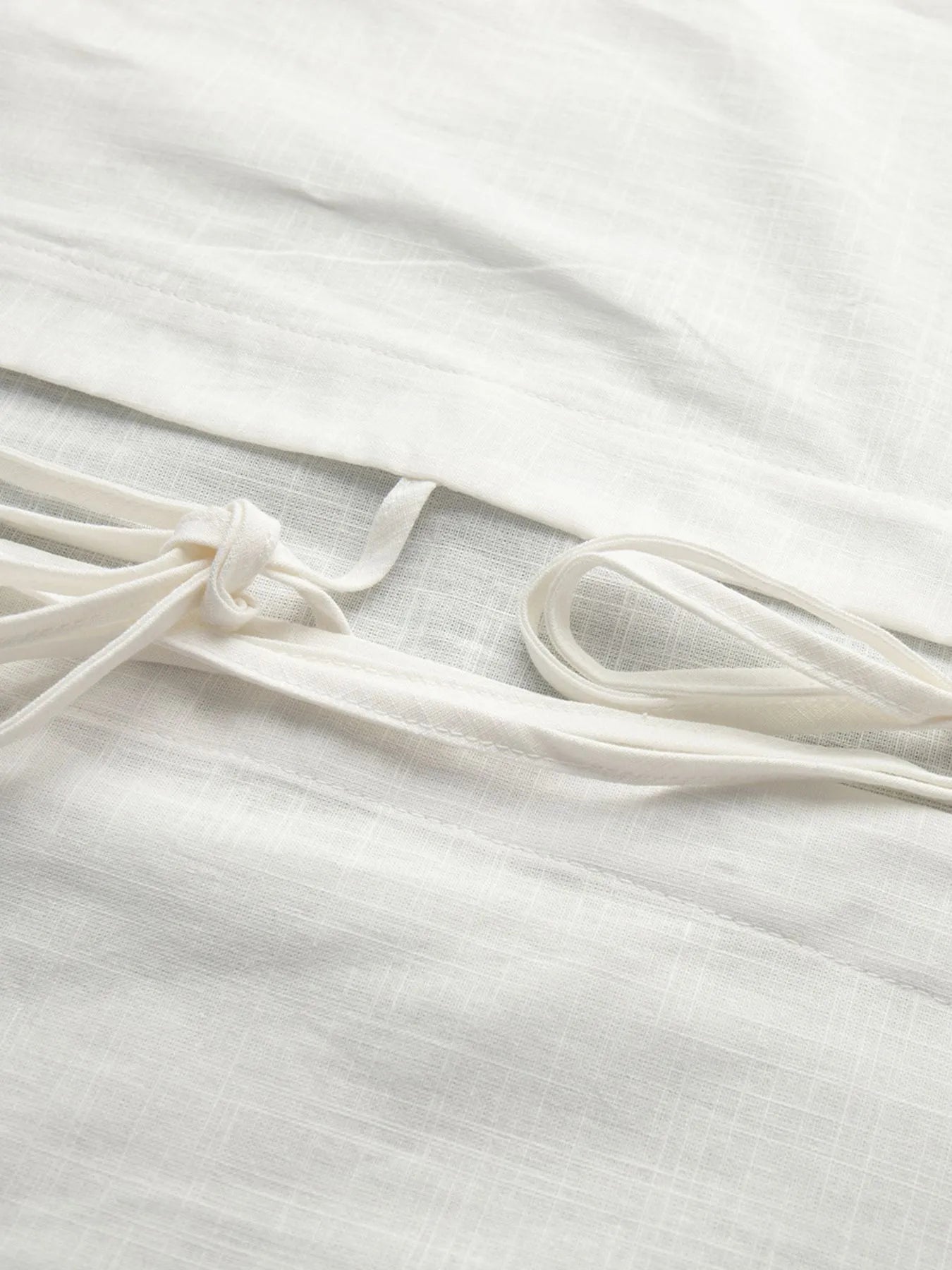 Sarah Express Women's Tie Front Long Sleeve Top and Shorts Set