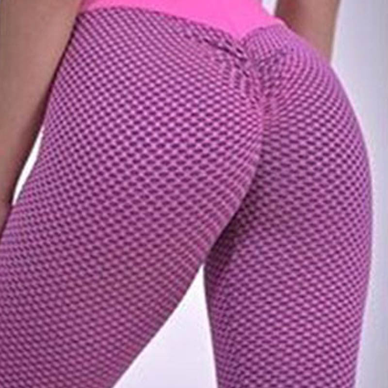 Women's Hip Lifting High Waist Yoga Pants Sports Leggings Nine Length