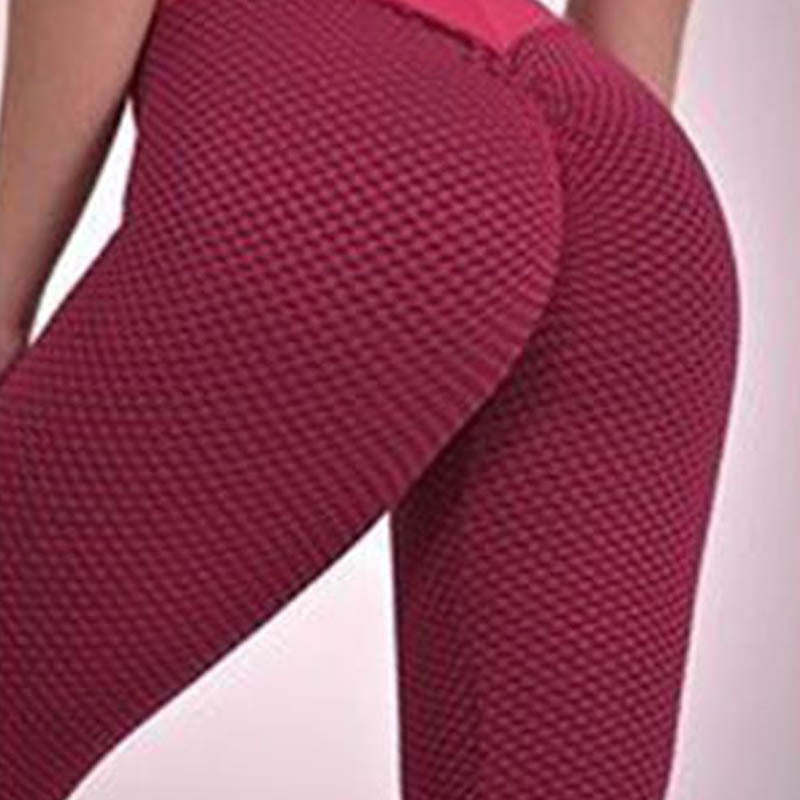 Women's Hip Lifting High Waist Yoga Pants Sports Leggings Nine Length
