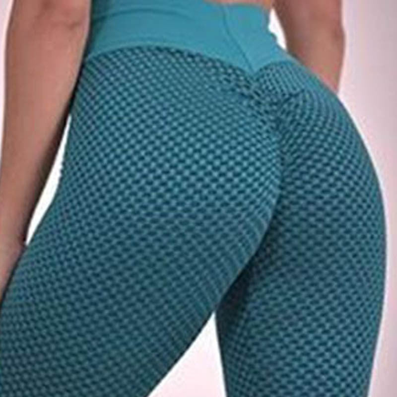 Women's Hip Lifting High Waist Yoga Pants Sports Leggings Nine Length