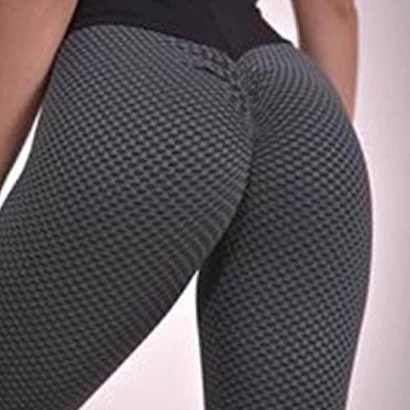 Women's Hip Lifting High Waist Yoga Pants Sports Leggings Nine Length