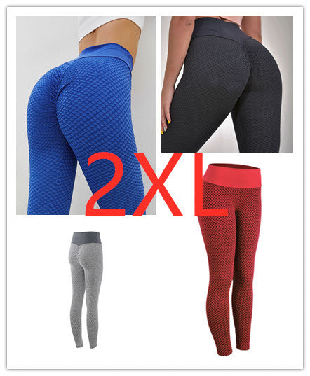 Women's High Waist Seamless Plaid Leggings Yoga Fitness Gym Pants Breathable Activewear