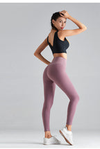 Women's Slim Fit Nylon Yoga Pants High Stretch Athletic Leggings Workout Activewear