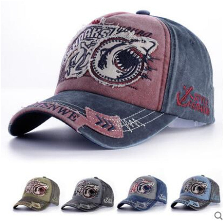 Women's Embroidered Baseball Cap Korean Style Adjustable Casual Cap
