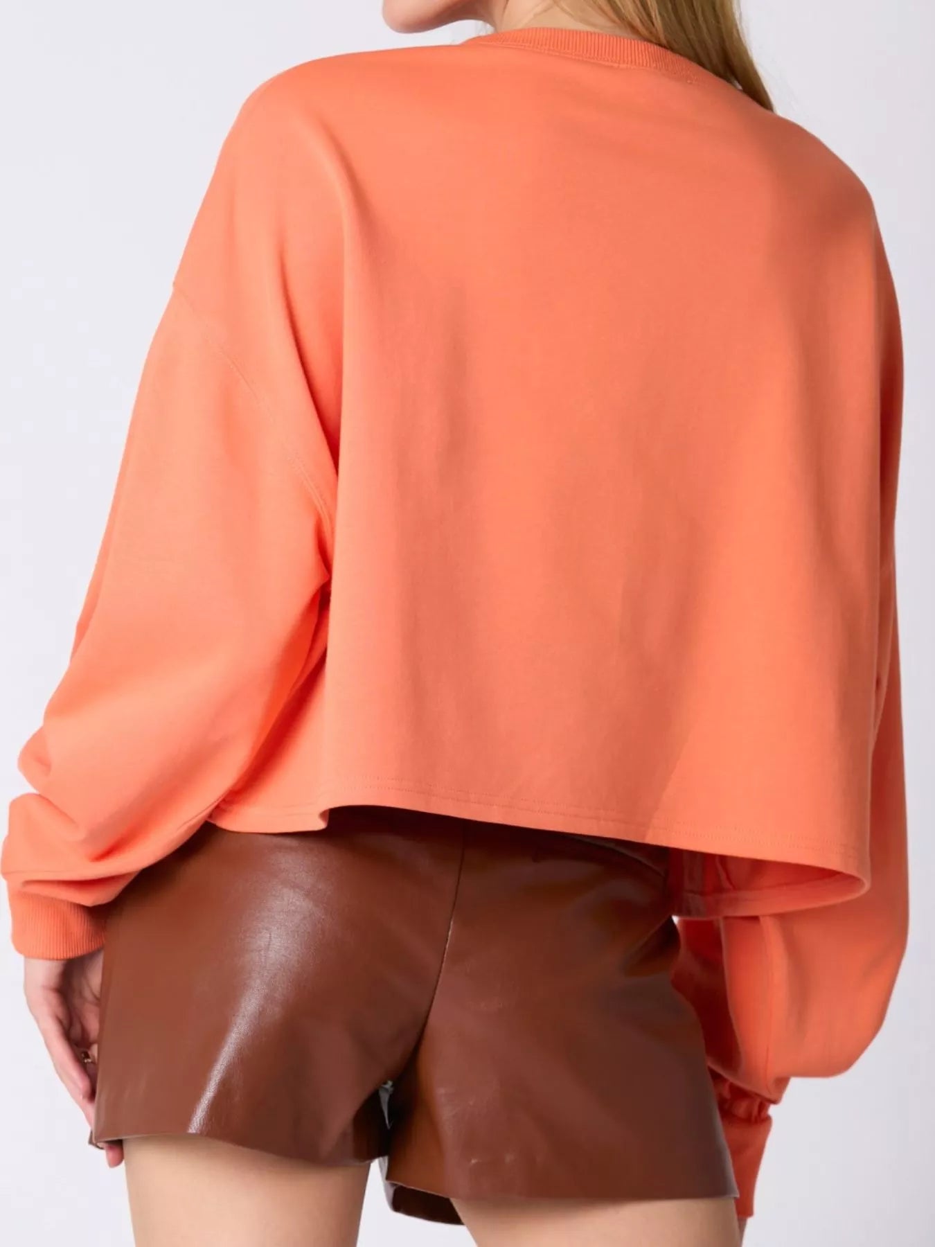 Sarah Express Women's Halloween Candy Sequin Long-Sleeve Sweatshirt