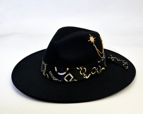 Women's British Wool-Like Felt Hat Bell Crown Elegant Winter