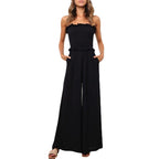 Women's Sleeveless Wide Leg Jumpsuit Casual Loose Fit