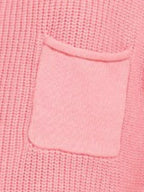 Sarah Express Women’s Pink Ribbed Mock Neck Sweater Vest Casual
