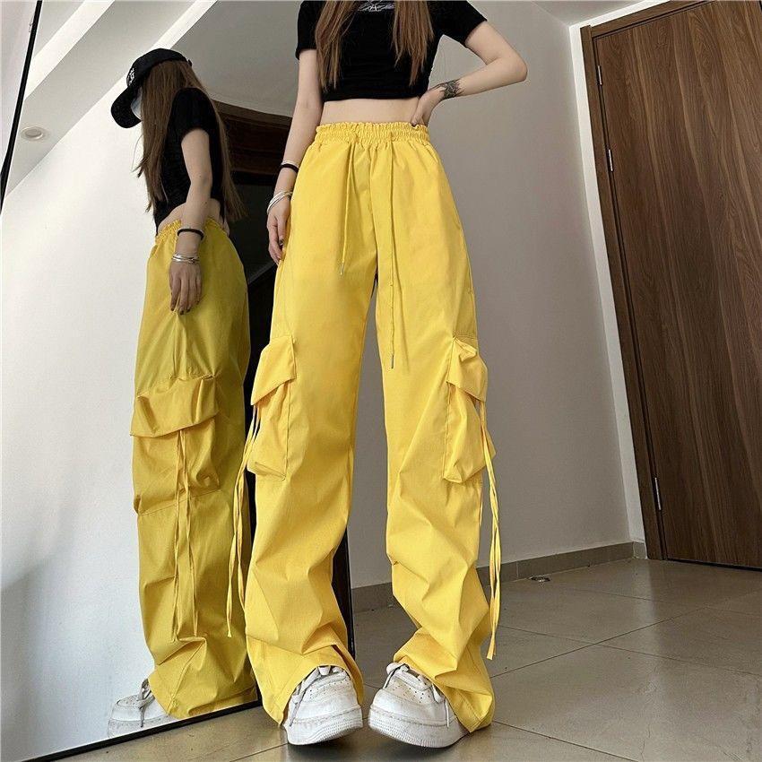 High Waist Quick Drying Retro Casual Pants