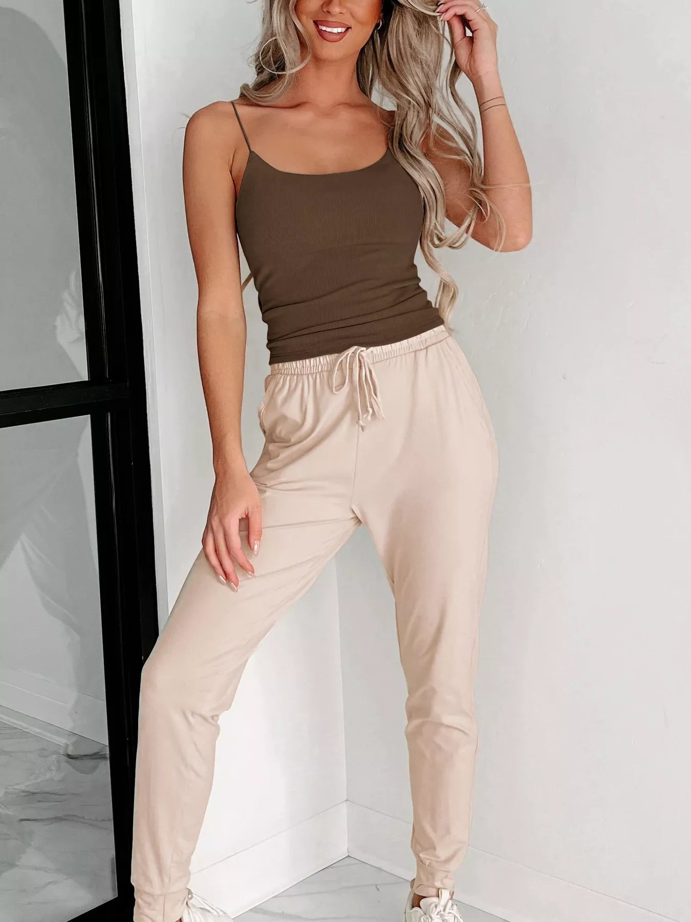 Sarah Express Women's Scoop Neck Cami