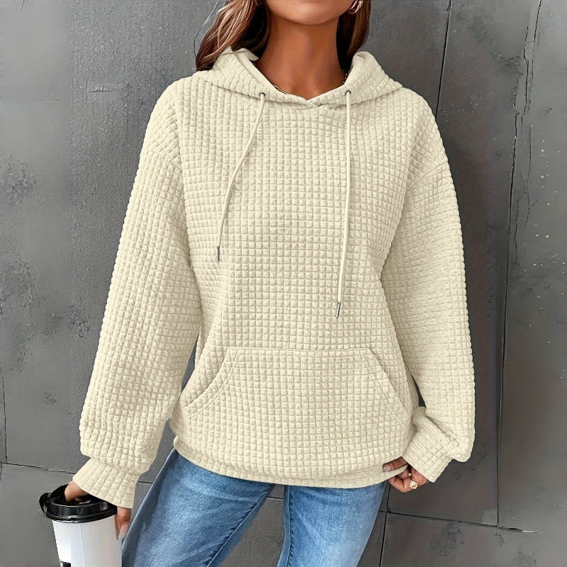 Women's Loose Fit Hooded Long Sleeve Sweatshirt Casual Pullover Top