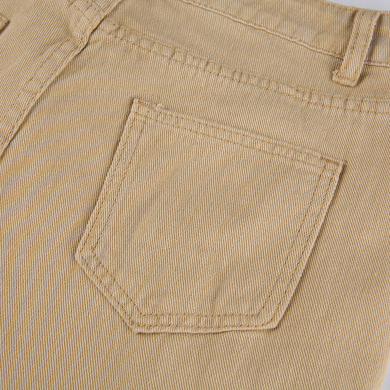 Women's High Waist Bell Bottom Jeans Flare Denim