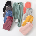 Women's Fleece Lined Sweatpants Padded Warm