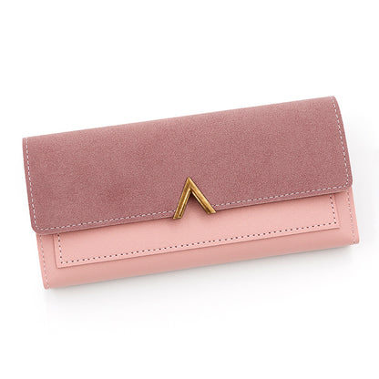 Sarah Express Long Wallet | PU Leather Multi-Card Organizer Pink