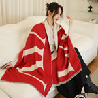Women's Oversized Imitation Cashmere Winter Scarf Warm Wrap
