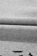 Sarah Express Women's Leopard Print Mock Neck Dropped Shoulder Sweater